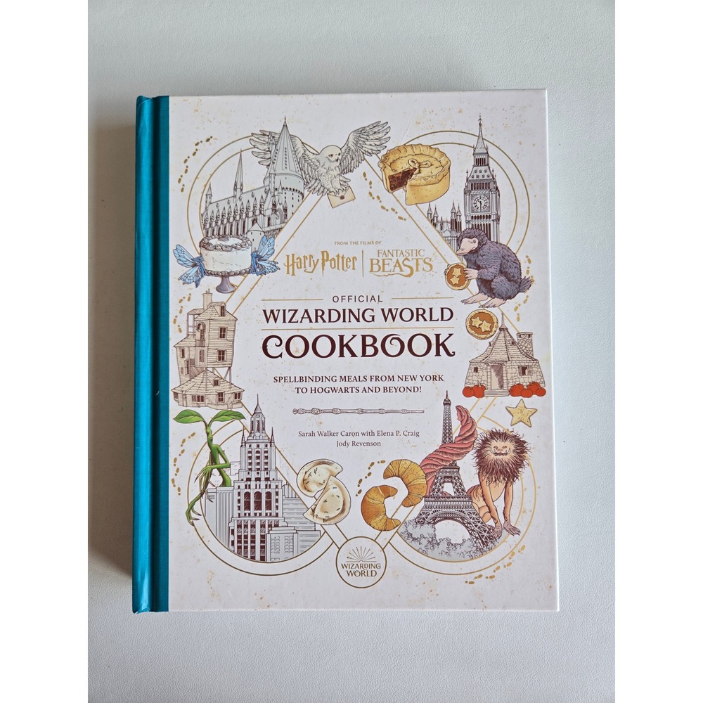Official Wizarding World Cookbook Harry Potter Fantastic Beasts Hardcover Book